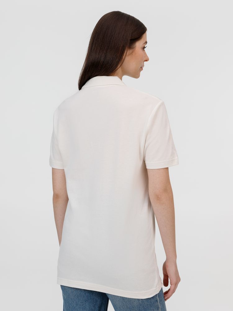 Рубашка поло унисекс Pulse, молочно-белая, размер M