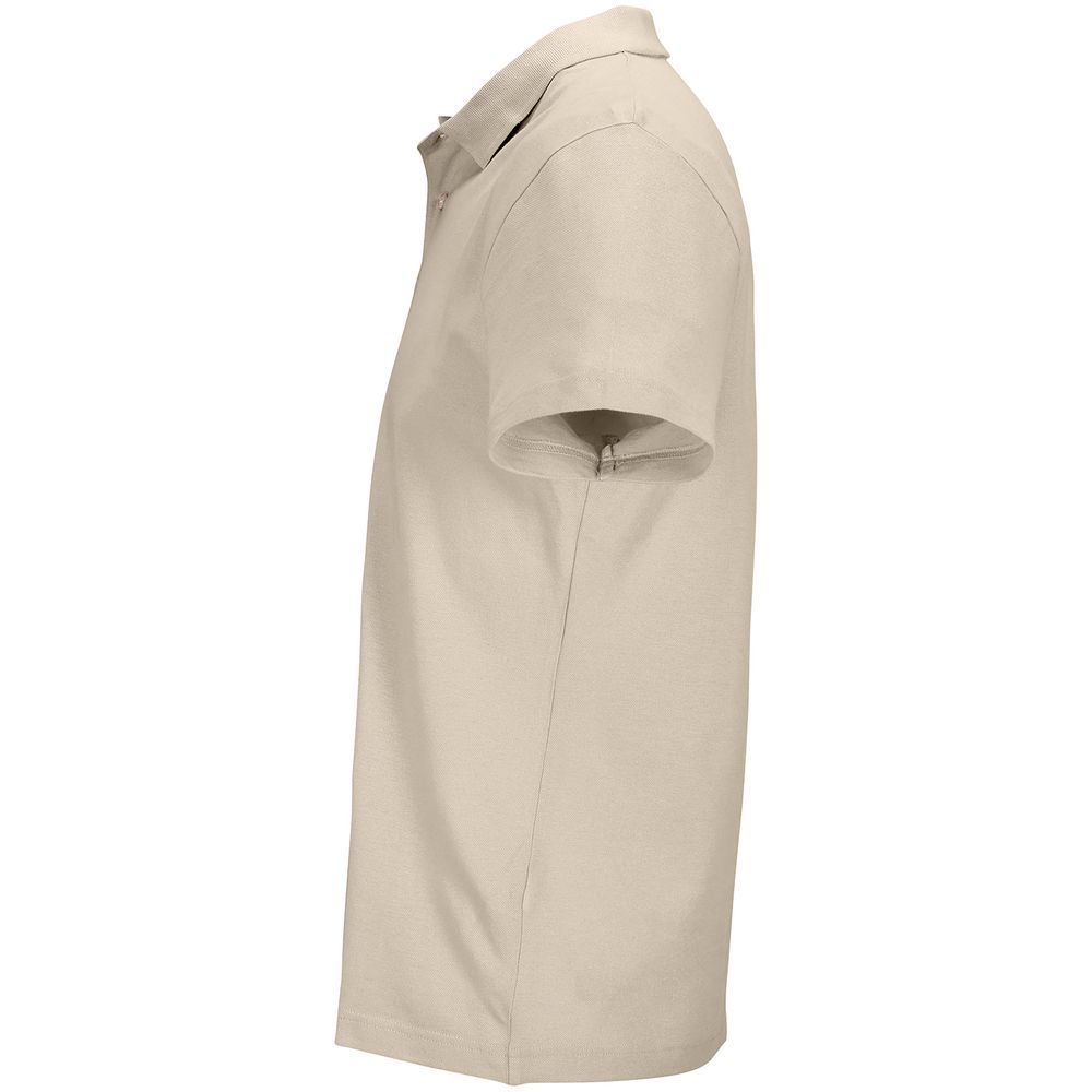 Рубашка поло унисекс Pulse, бежевая (льняная), размер XL