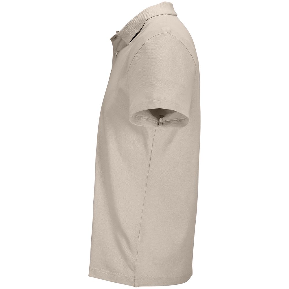 Рубашка поло унисекс Pulse, серо-бежевая, размер L