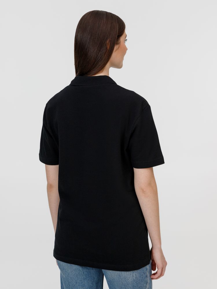 Рубашка поло унисекс Pulse, черная, размер 3XL