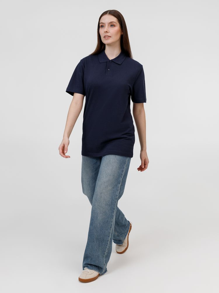 Рубашка поло унисекс Pulse, кобальт (темно-синяя), размер L