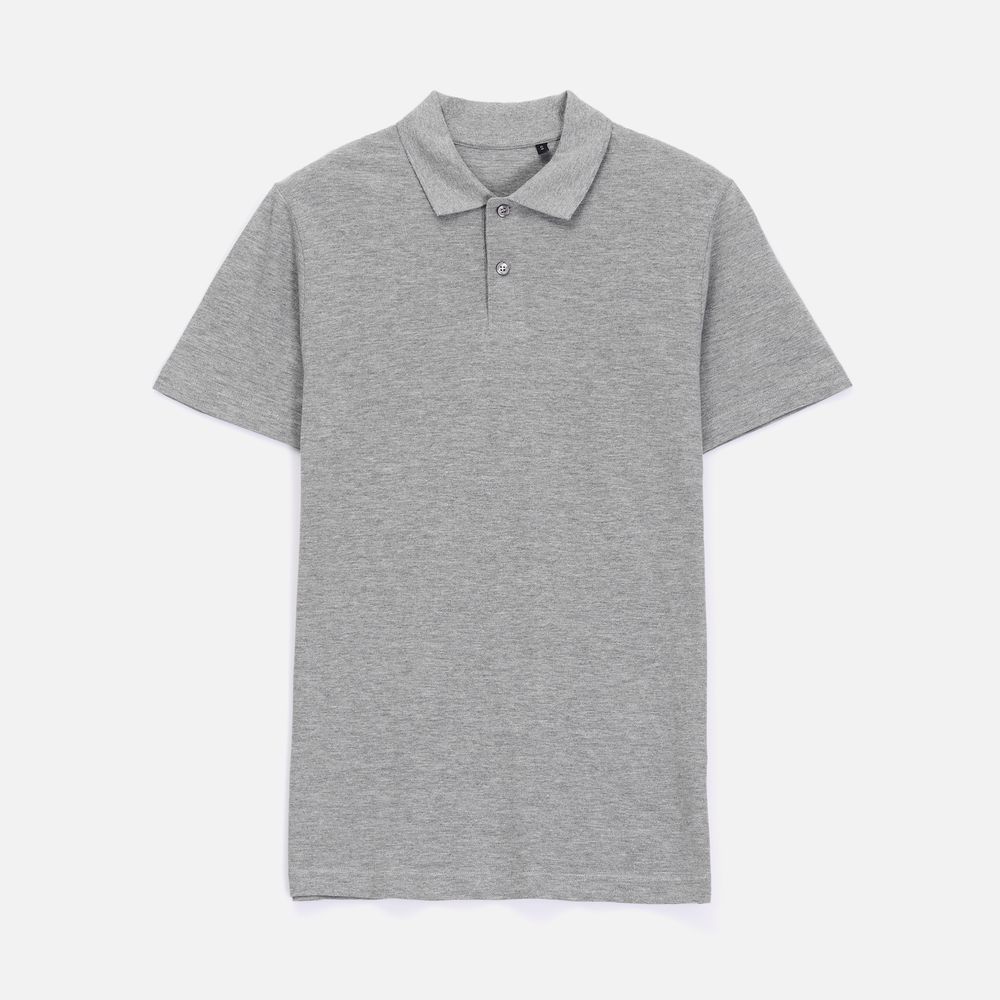 Рубашка поло унисекс Pulse, серый меланж, размер XL