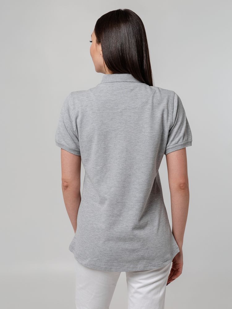 Рубашка поло женская Virma Stretch Lady, серый меланж, размер XL