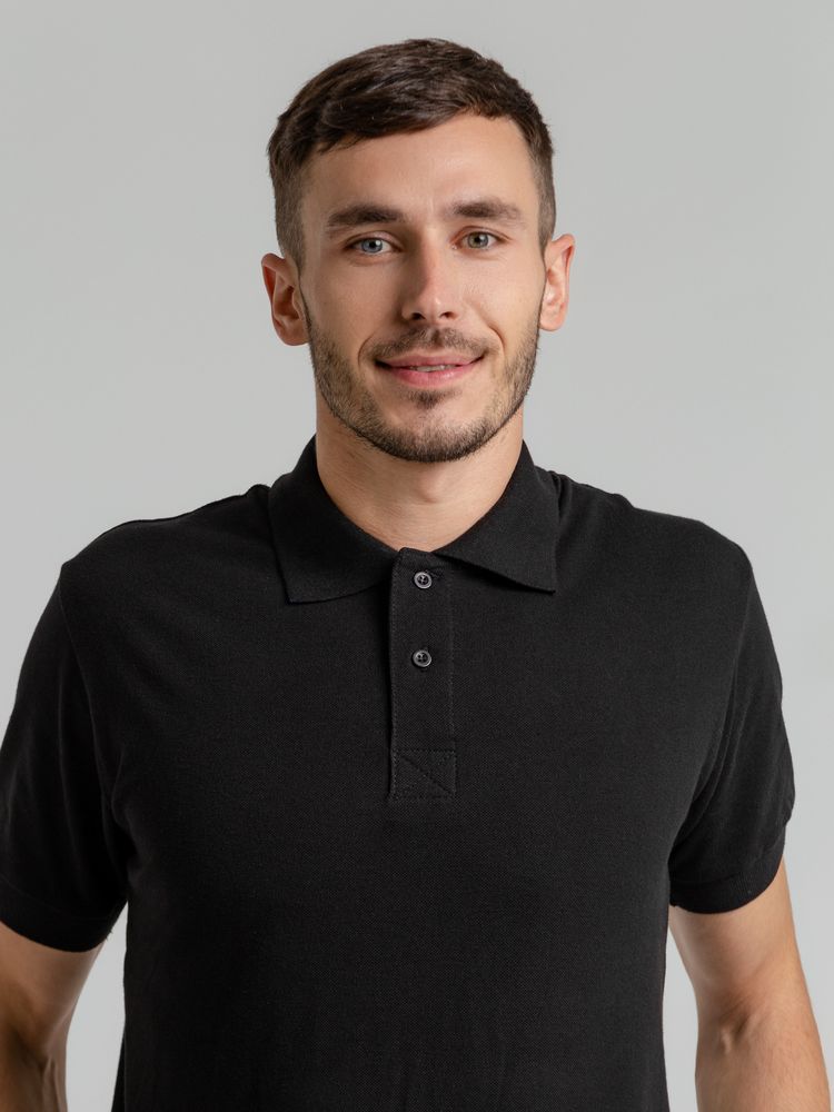 Рубашка поло мужская Virma Premium, черная, размер L