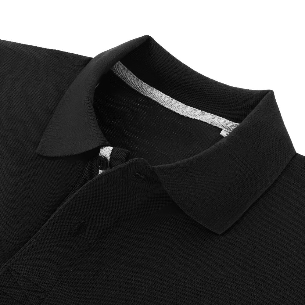Рубашка поло мужская Virma Premium, черная, размер 4XL