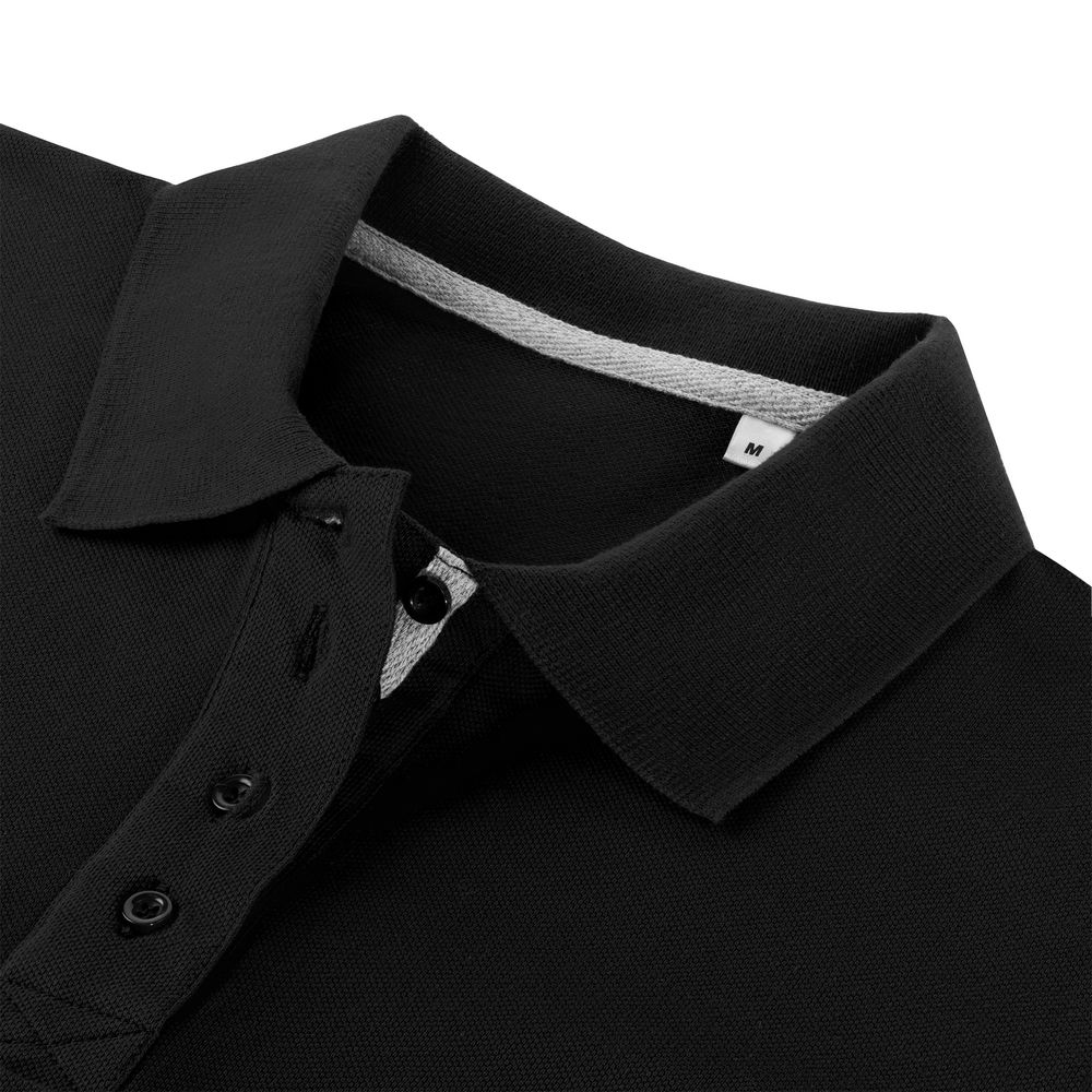 Рубашка поло женская Virma Premium Lady, черная, размер 3XL