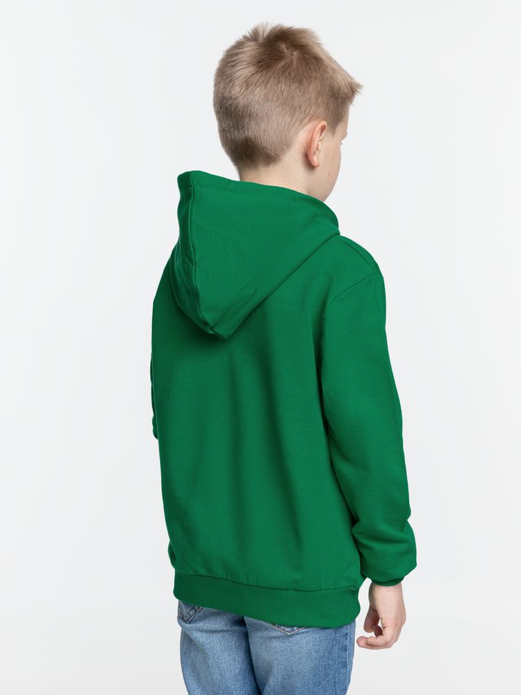 Худи детское Kirenga Kids 2.0, зеленое, 12 лет
