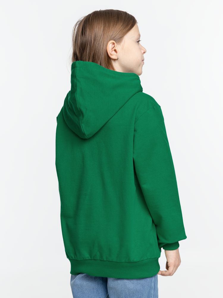 Худи детское Kirenga Kids 2.0, зеленое, 12 лет
