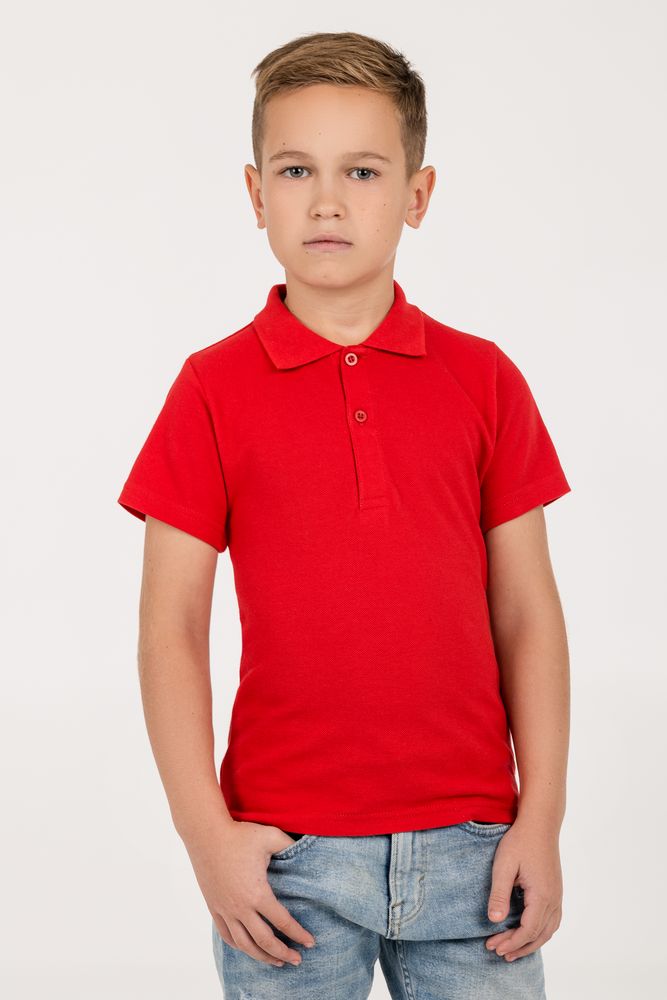 Рубашка поло детская Virma Kids, красная, 12 лет