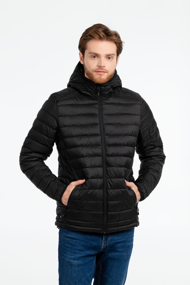 Куртка компактная мужская Stavanger черная с серым, размер S