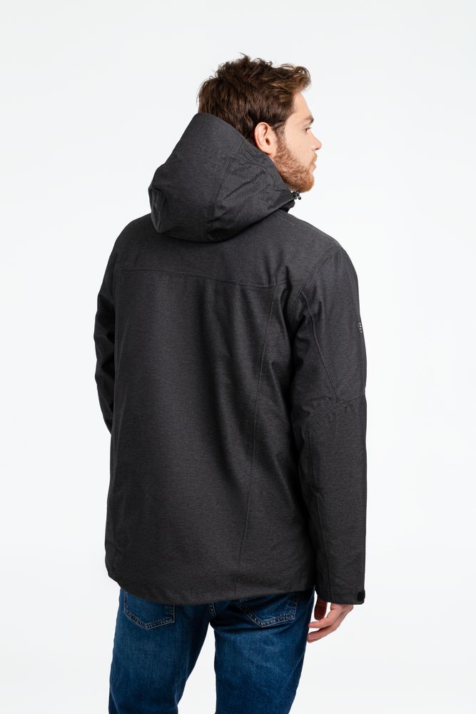 Куртка-трансформер мужская Matrix серая с черным, размер 5XL