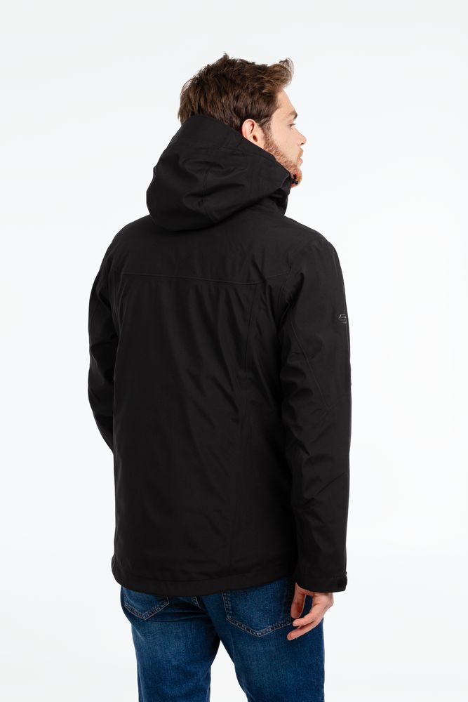 Куртка-трансформер мужская Matrix черная с красным, размер XL