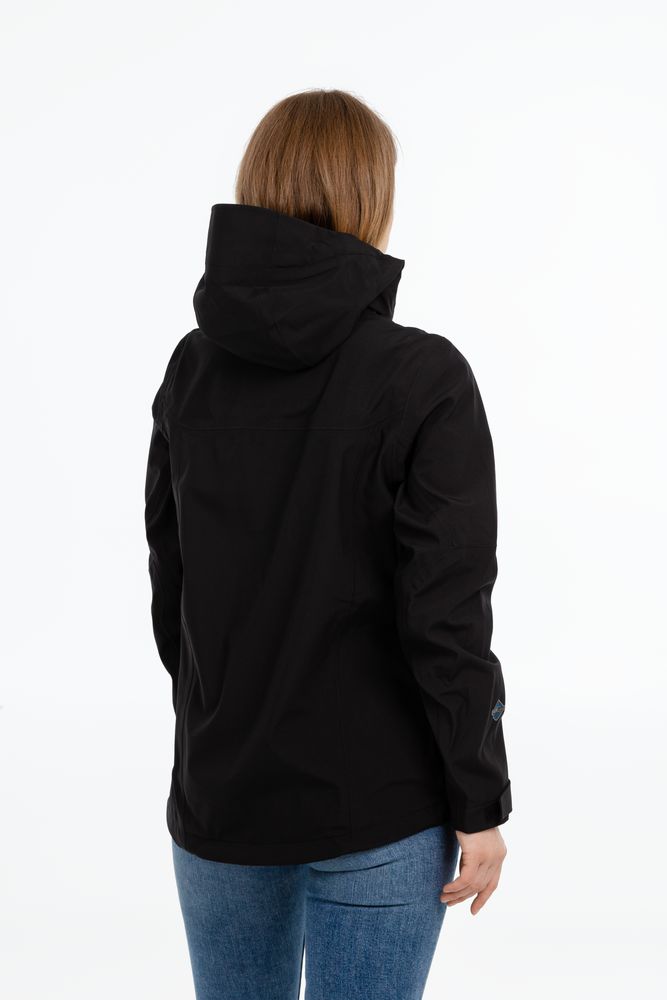 Куртка софтшелл женская Patrol черная с синим, размер XS