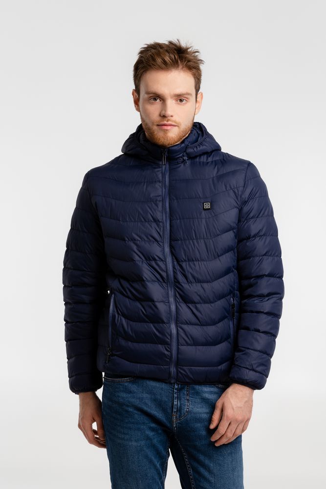 Куртка с подогревом Thermalli Chamonix темно-синяя, размер S