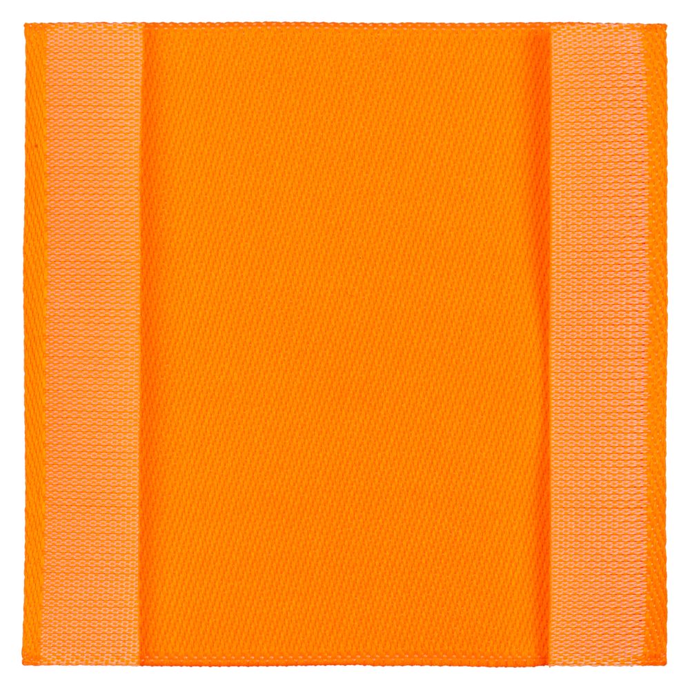 Лейбл тканевый Epsilon, L, оранжевый неон