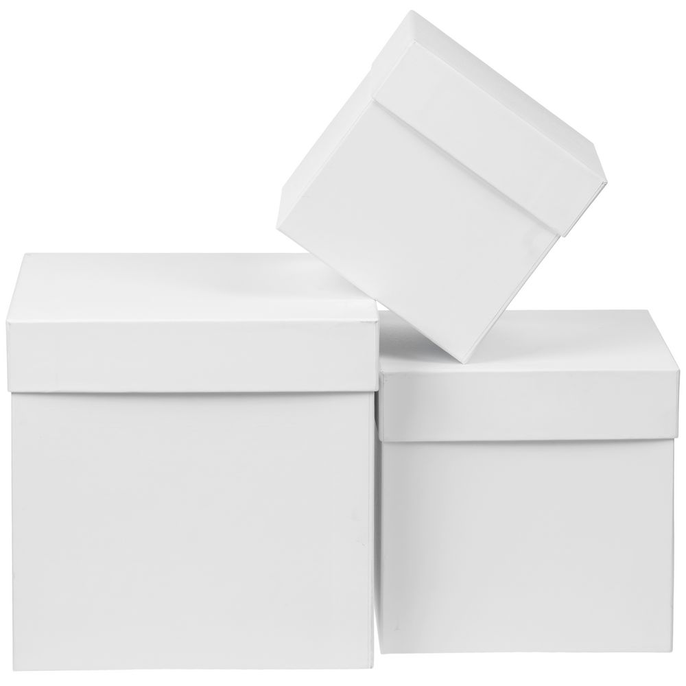 Коробка Cube, M, белая