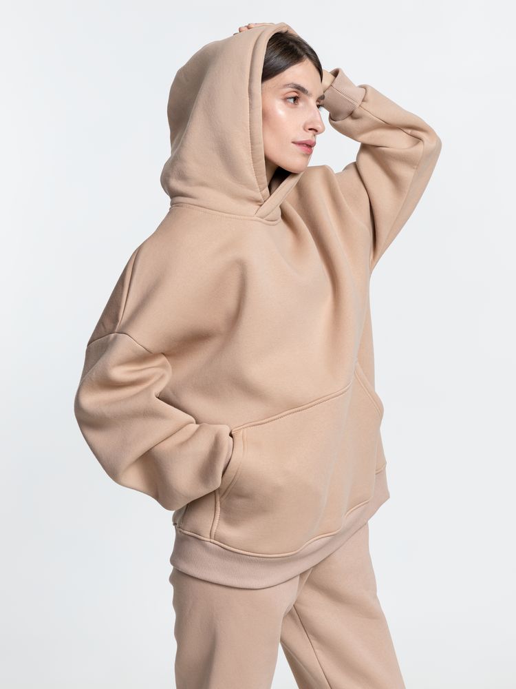 Худи Kulonga Oversize, бежевое, размер ХS/S