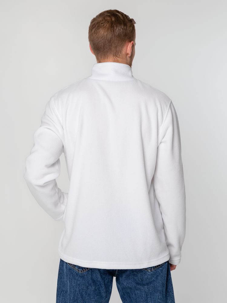 Куртка флисовая унисекс Manakin, белая, размер M/L