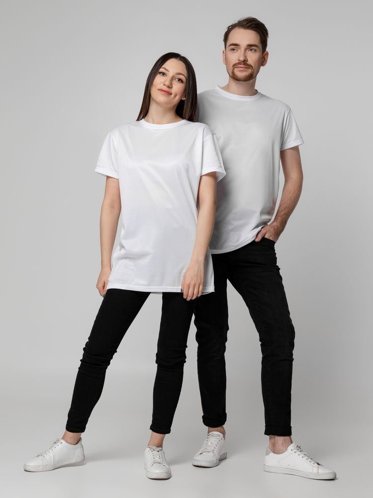 Футболка унисекс для сублимации Paint Tee, белая, размер 48