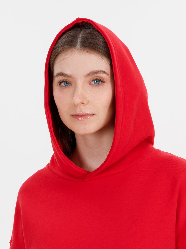 Худи оверсайз унисекс Outshine, красное, размер XS/S
