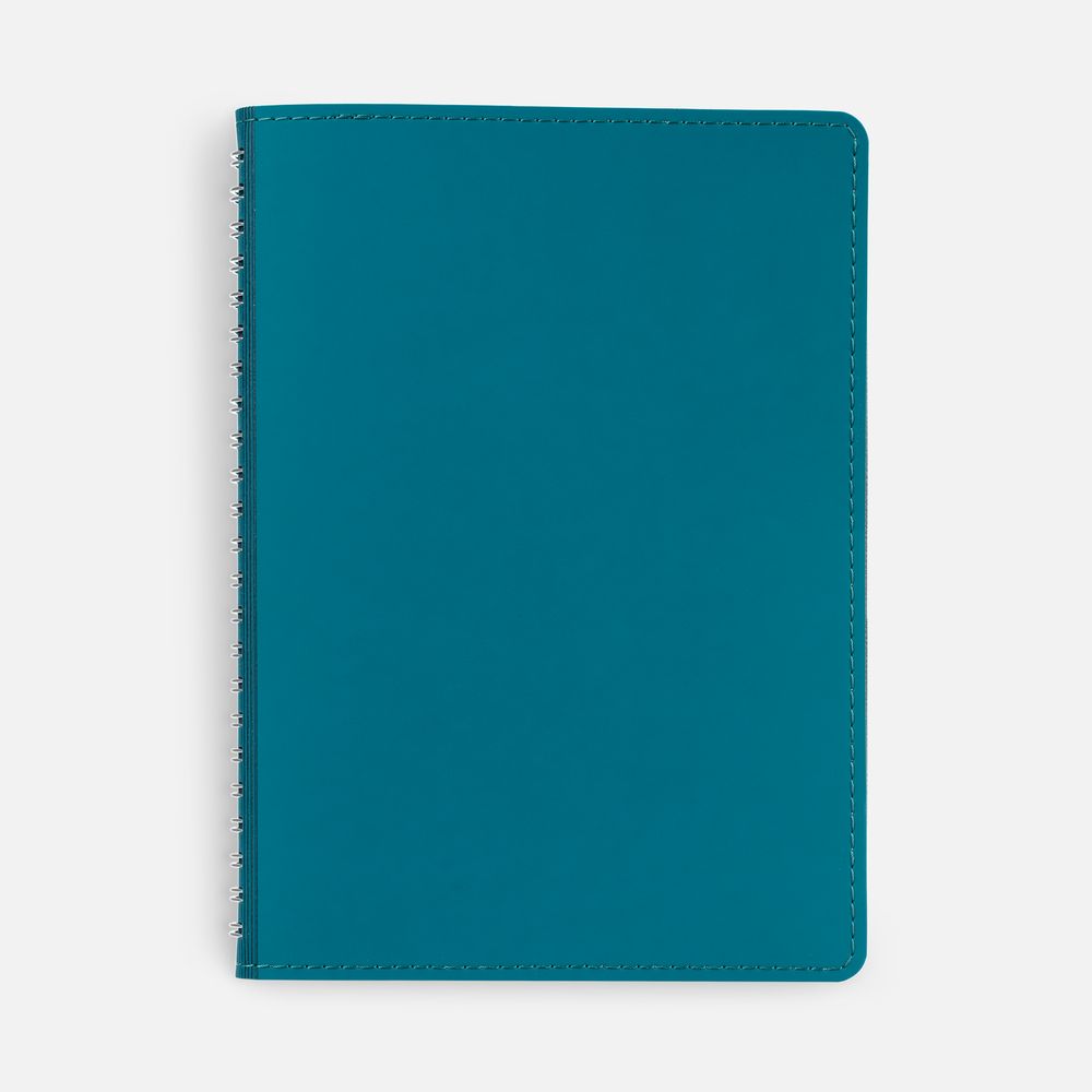 Ежедневник Spring Shall, недатированный, бирюзовый