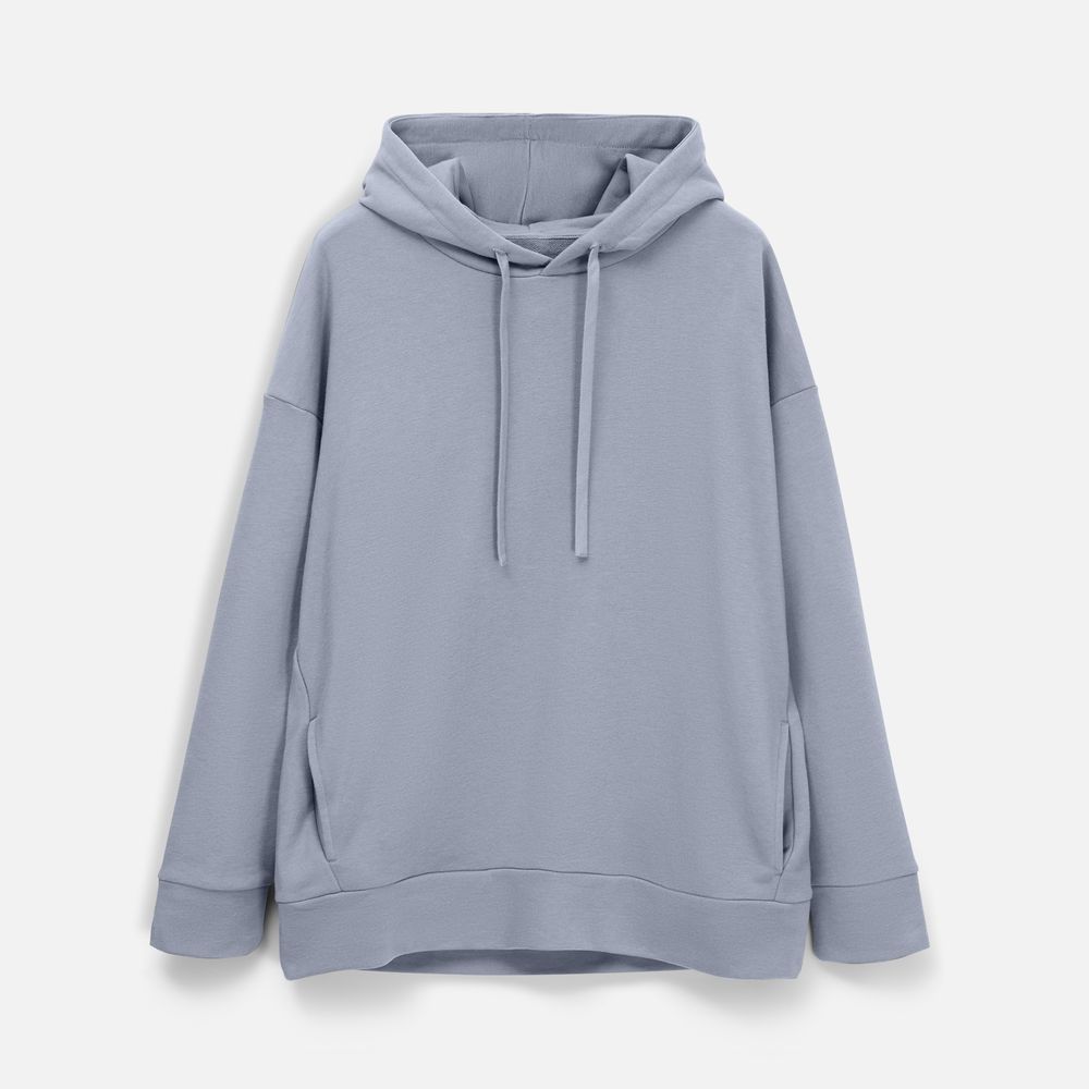 Худи унисекс H2, серое, размер XS/S