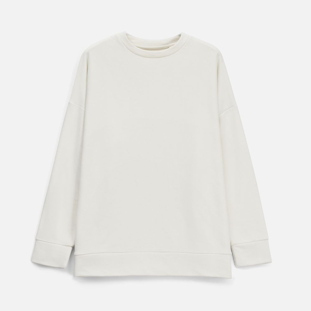 Свитшот унисекс S2, молочно-белый, размер XS/S