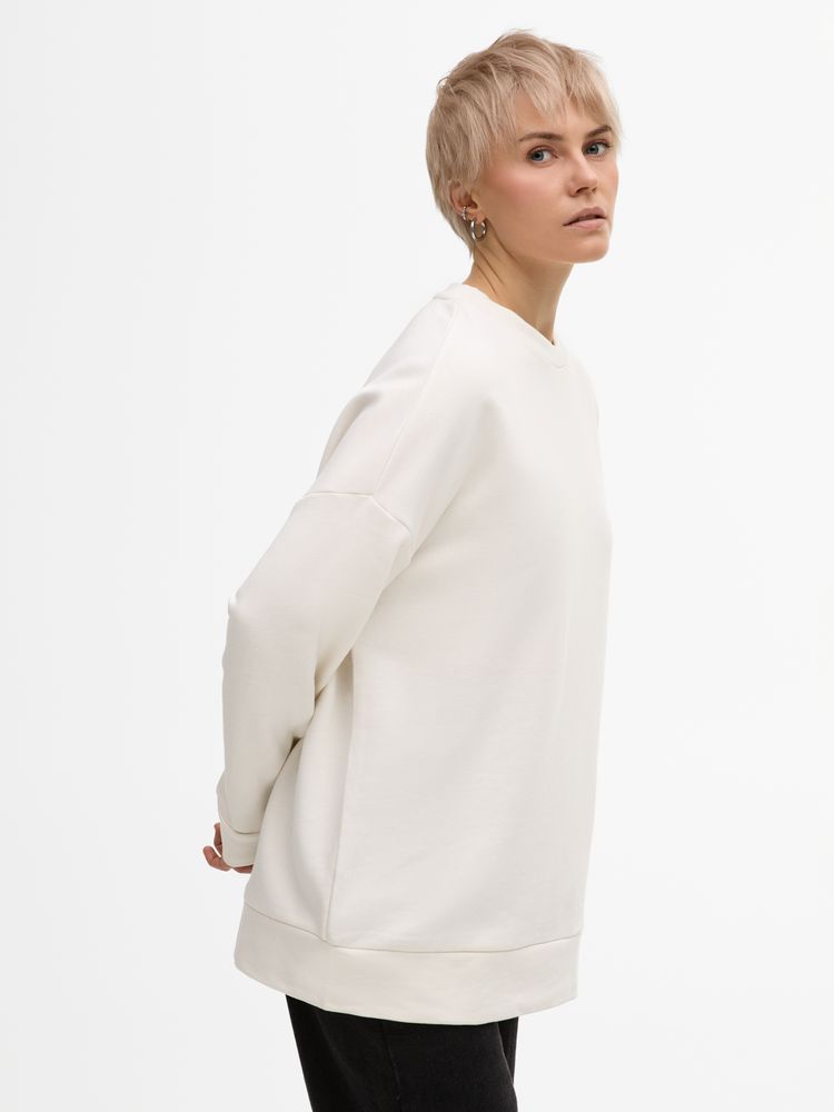 Свитшот унисекс S2, молочно-белый, размер M/L