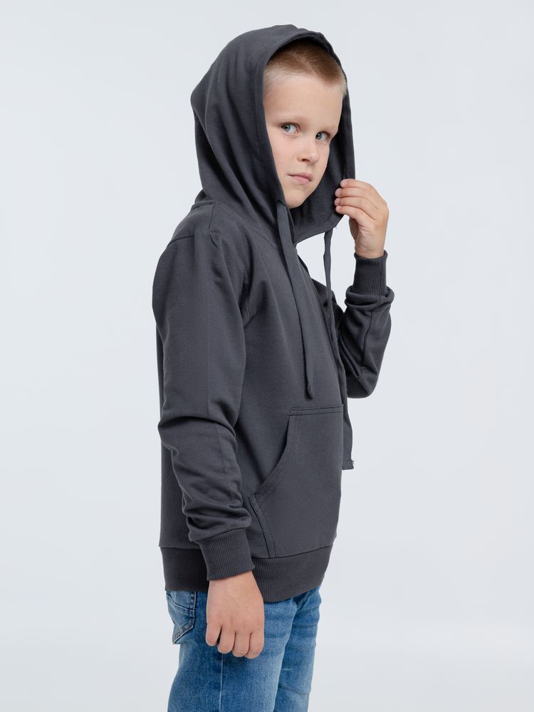 Худи детское Kirenga Kids 2.0, темно-серое (графит), 14 лет