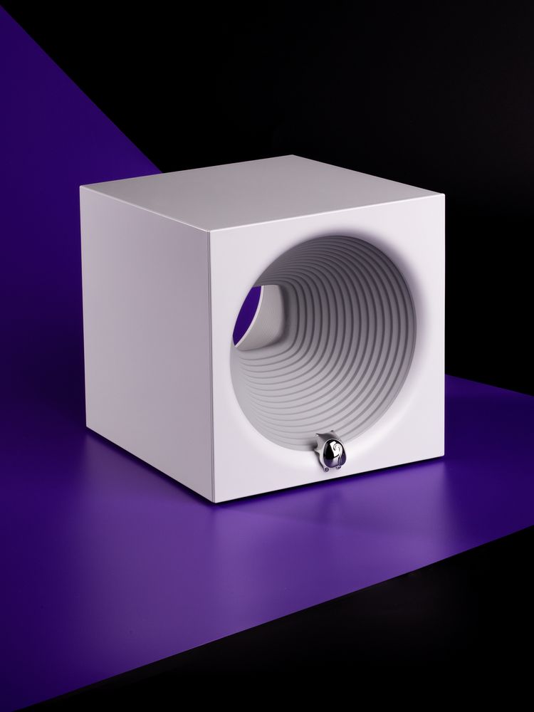 Bluetooth-колонка с подсветкой Volumetric, белая