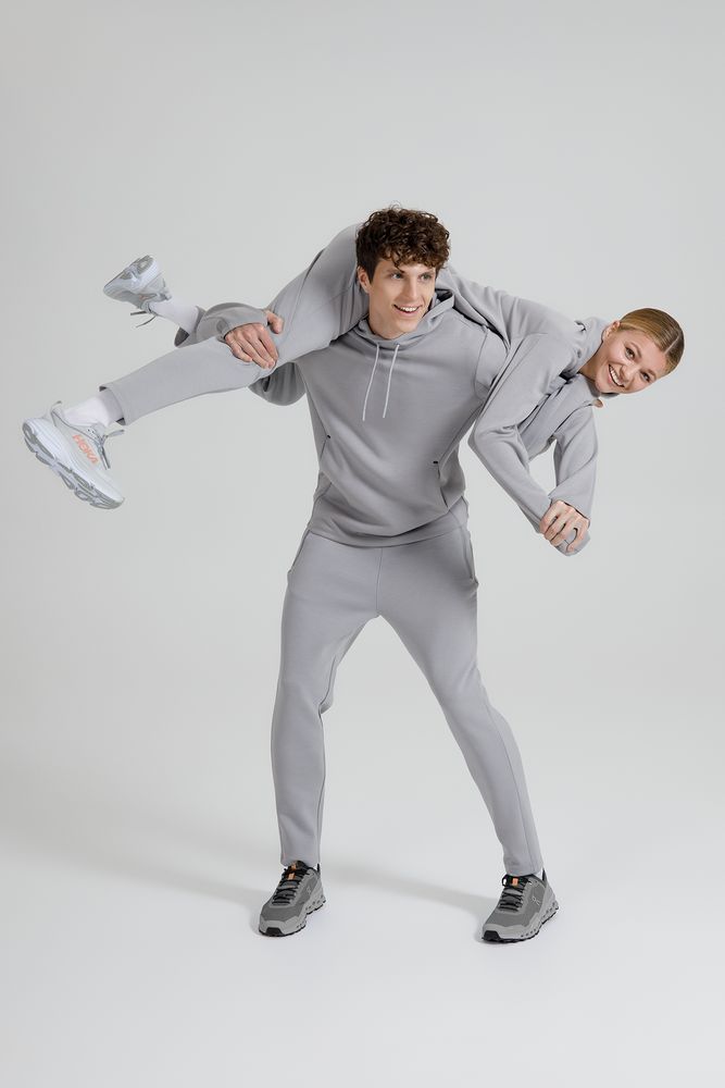 Худи унисекс Begi, серое, размер M