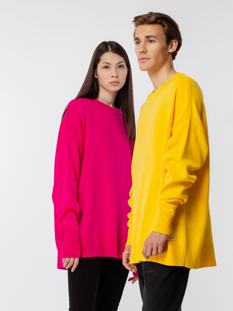 Джемпер оверсайз унисекс Stated в сумке, желтый, размер L/XL