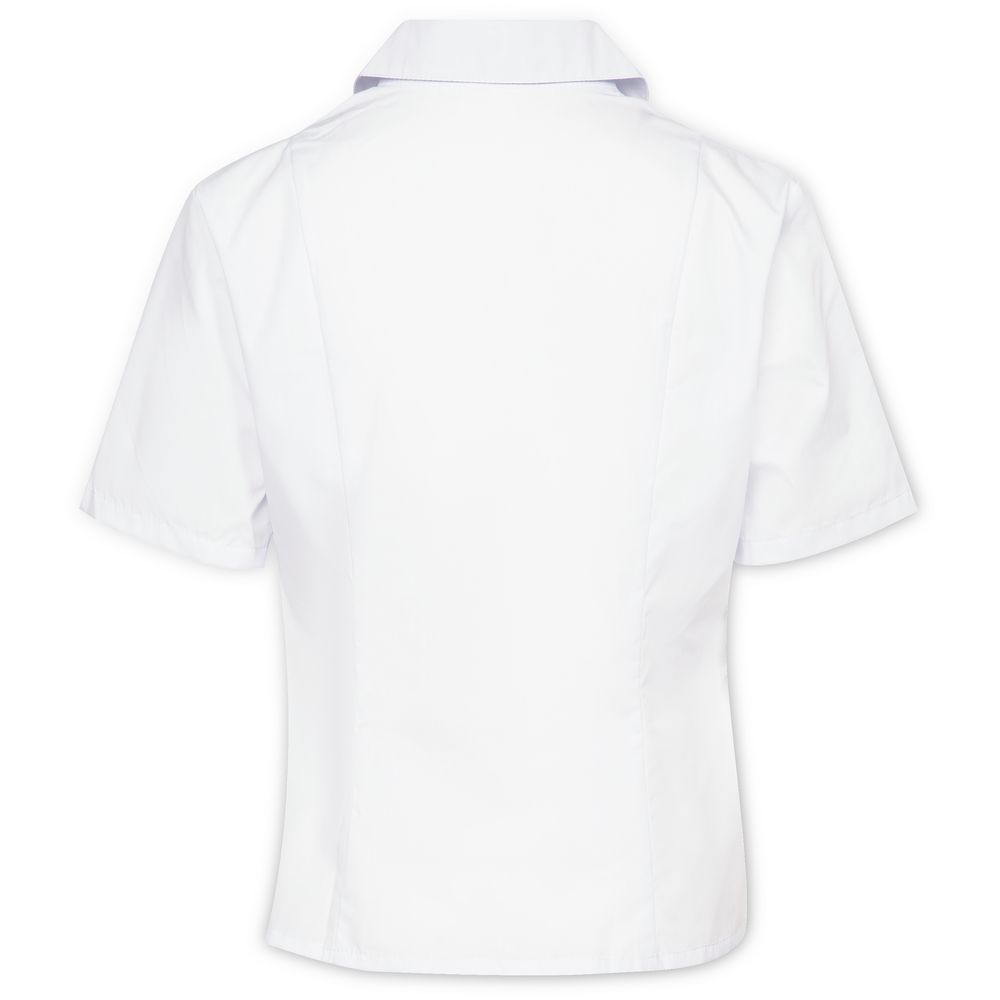 Рубашка женская с коротким рукавом Collar, белая, размер 64; 170-176