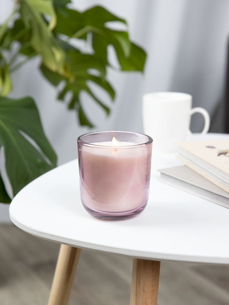 Ароматическая свеча Vitral, красный апельсин и базилик, фиолетовая