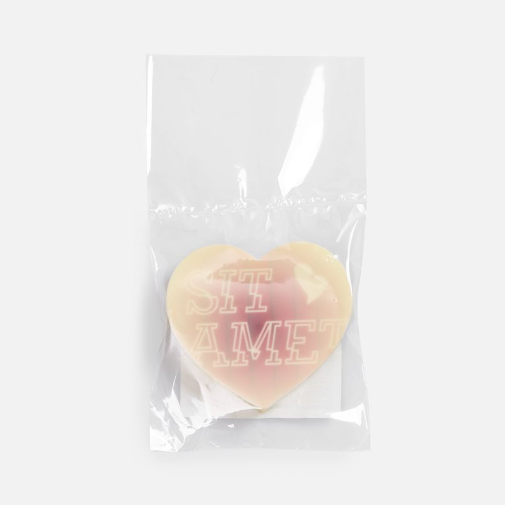 Печенье Dream White в белом шоколаде, сердце