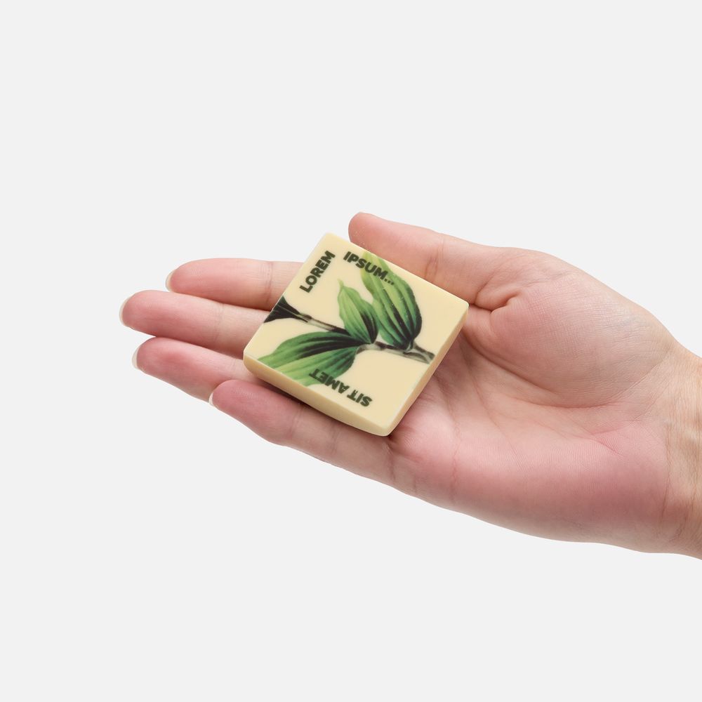 Печенье Dream White в белом шоколаде, квадрат