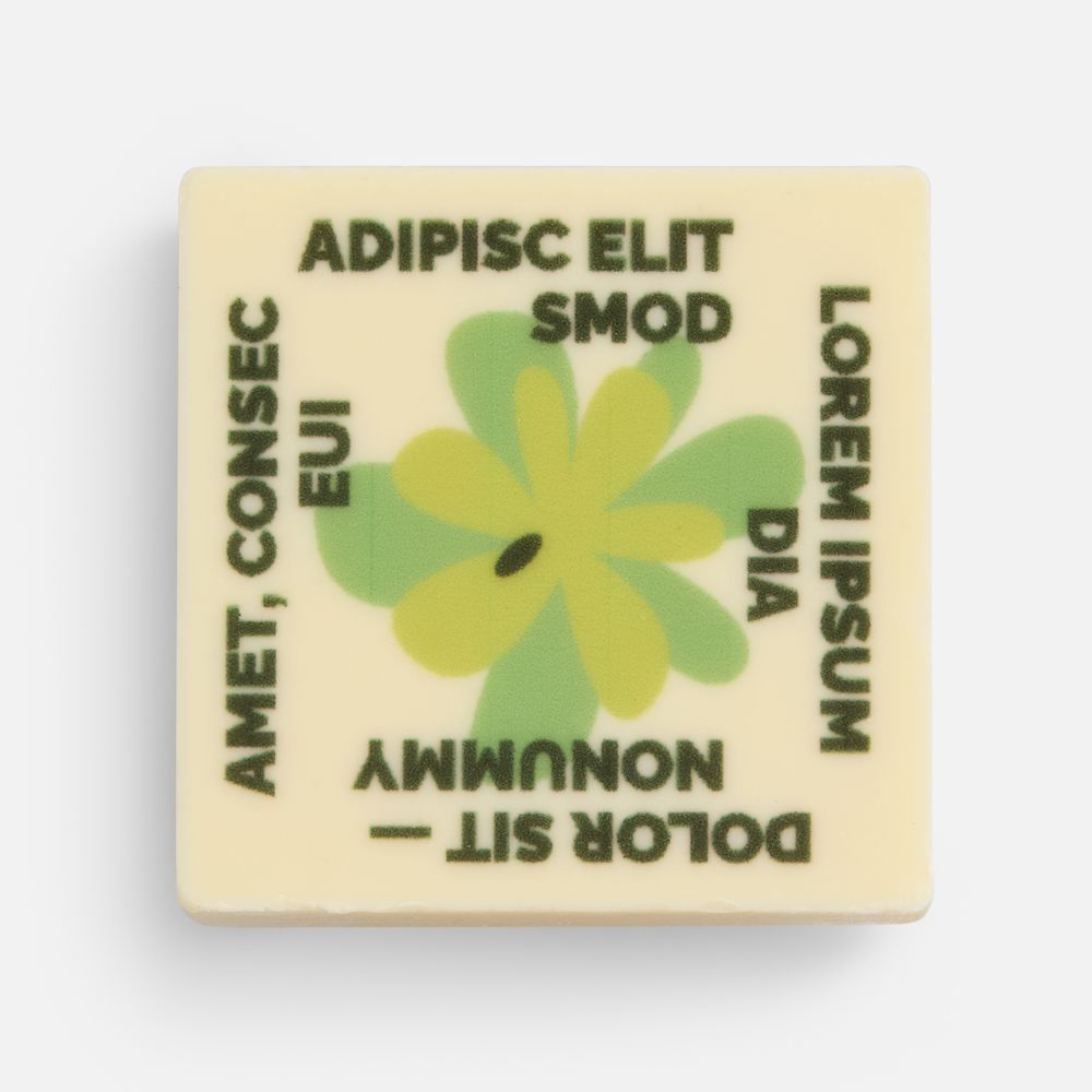 Печенье Dream White в белом шоколаде, квадрат