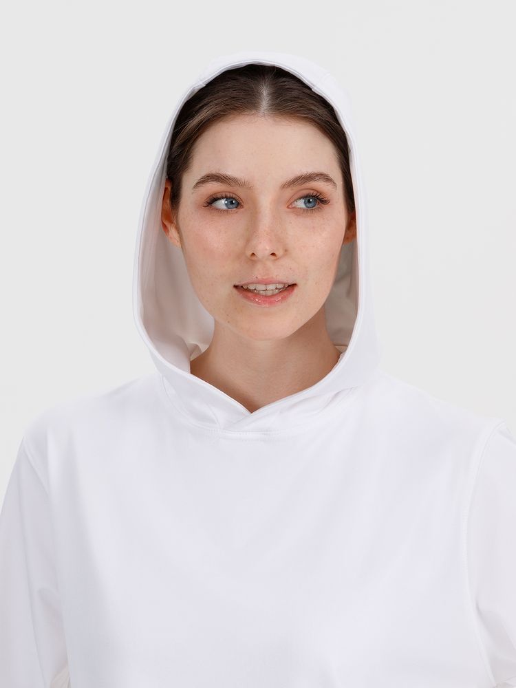 Худи унисекс Morfiss, белое, размер XS/S