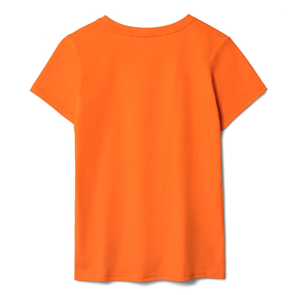 Футболка женская T-bolka Lady оранжевая, размер M