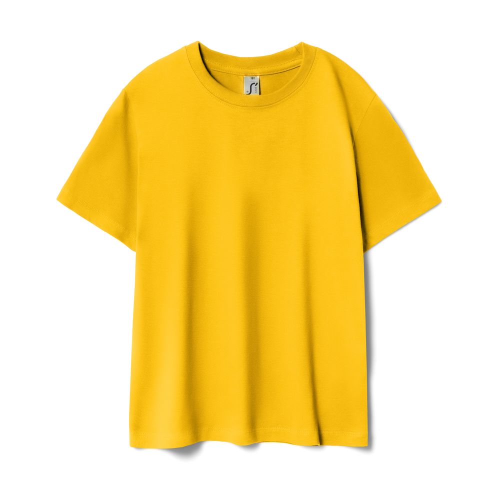 Футболка детская Regent Kids 150 желтая, на рост 130-140 см (10 лет)