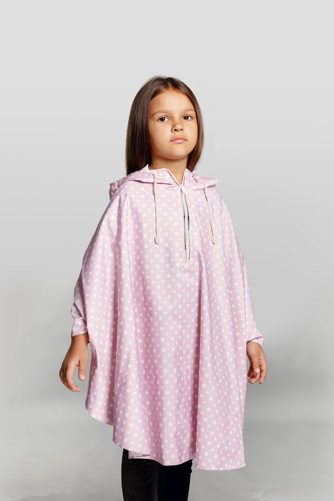 Дождевик-пончо детский AquaStop Kids на заказ, разноцветный,9-12 лет