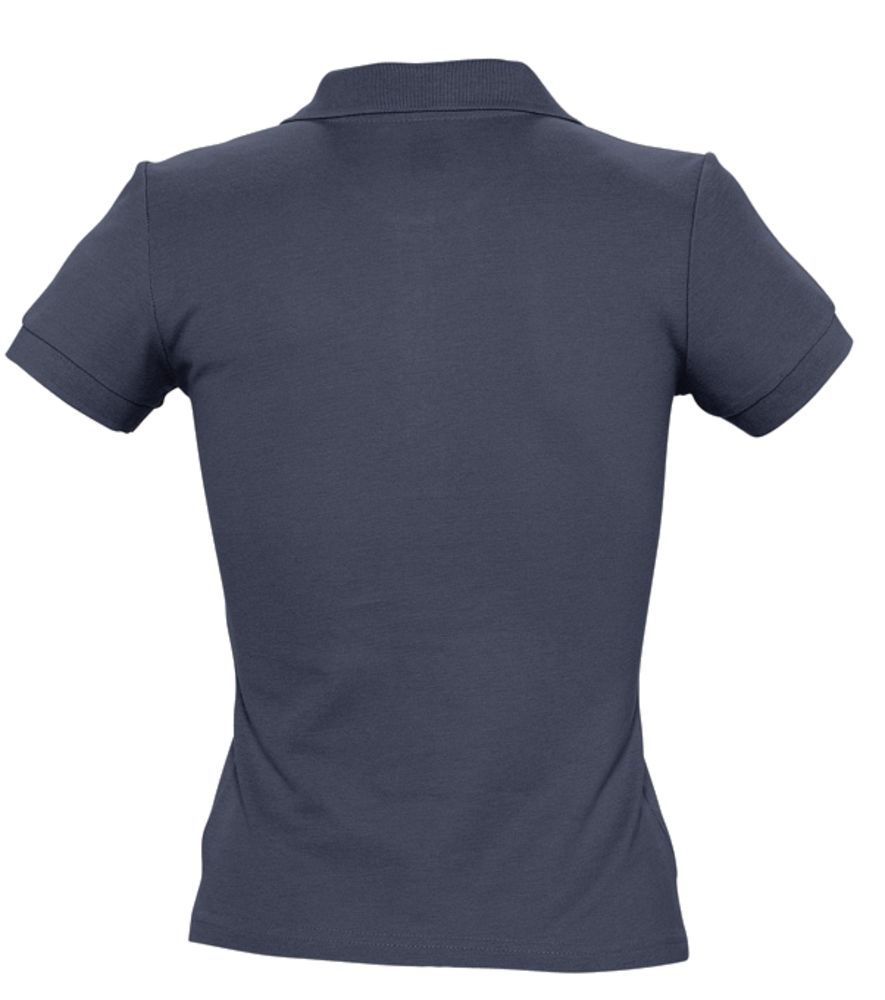 Рубашка поло женская People 210 темно-синяя, размер XXL
