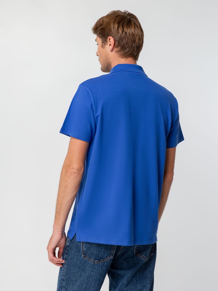 Рубашка поло мужская Spring 210 ярко-синяя (royal), размер XXL