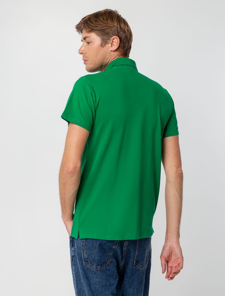 Рубашка поло мужская Spring 210 ярко-зеленая, размер XXL