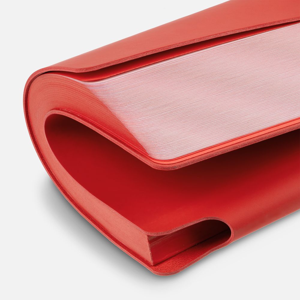 Ежедневник Flexpen Shall, недатированный, красный