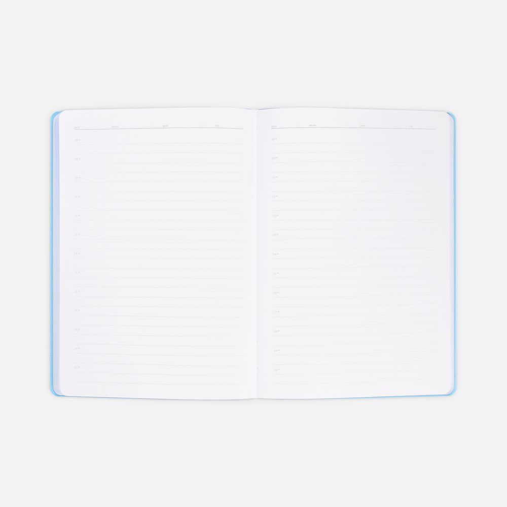 Ежедневник Flexpen Shall, недатированный, голубой