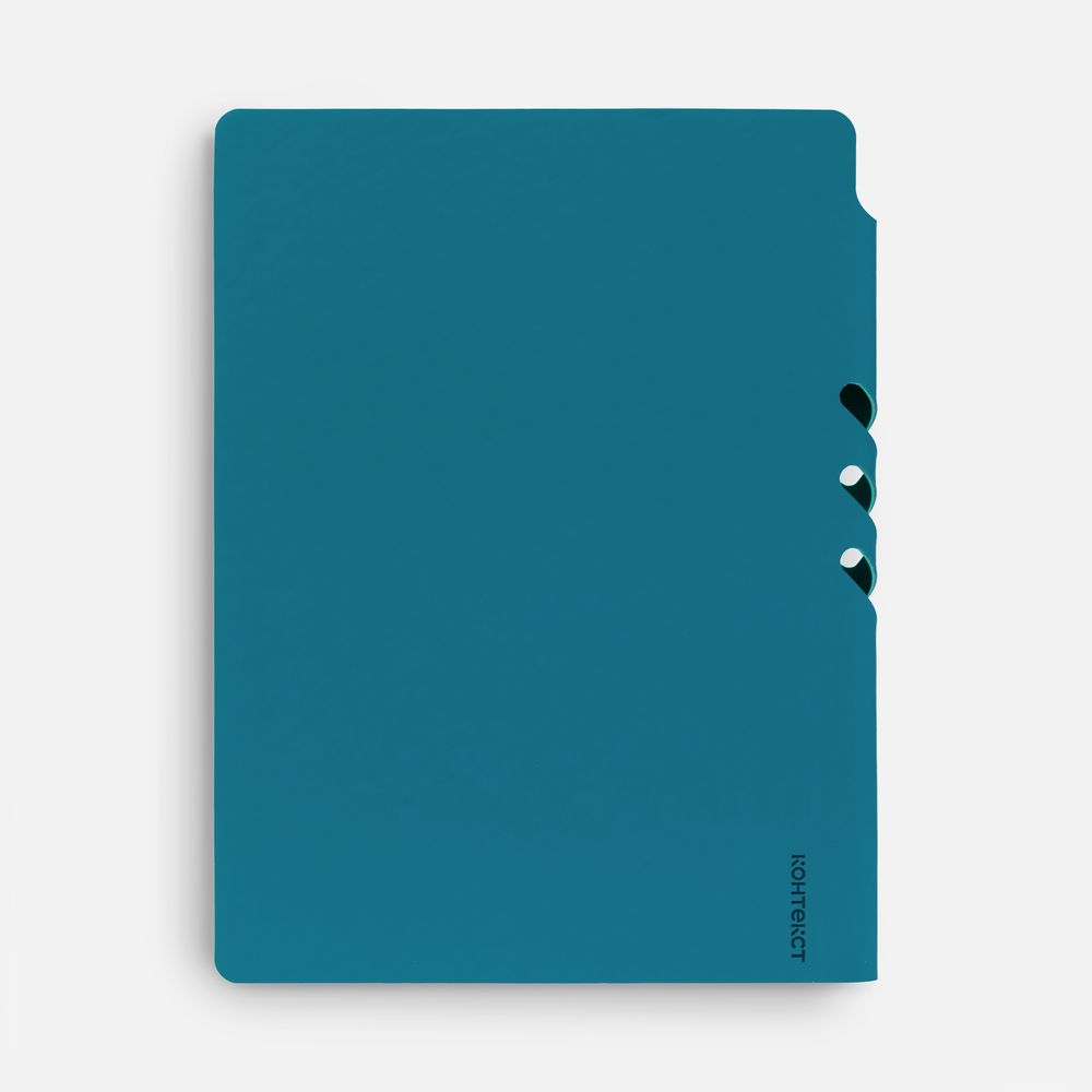 Ежедневник Flexpen Shall, недатированный, бирюзовый