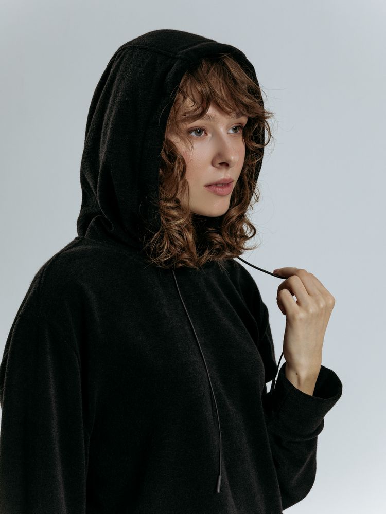 Худи унисекс Prima Vista, черное, размер XL