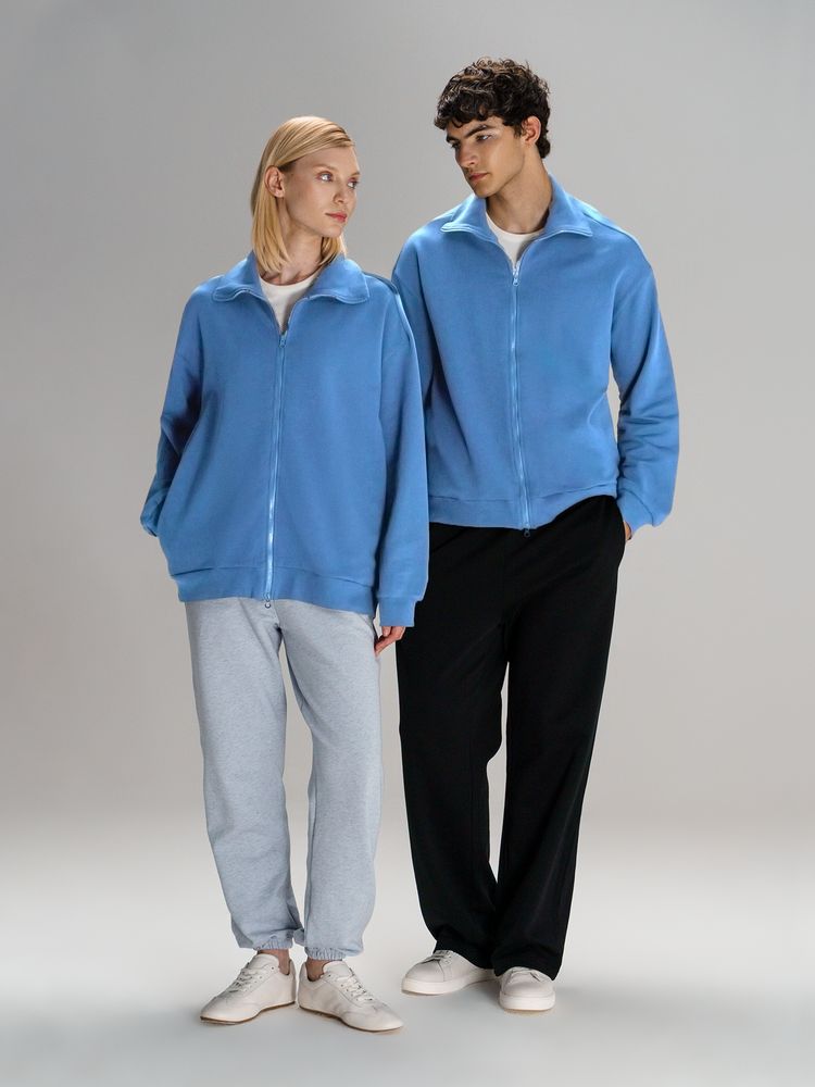 Толстовка унисекс Neofit, синяя, размер XL/XXL