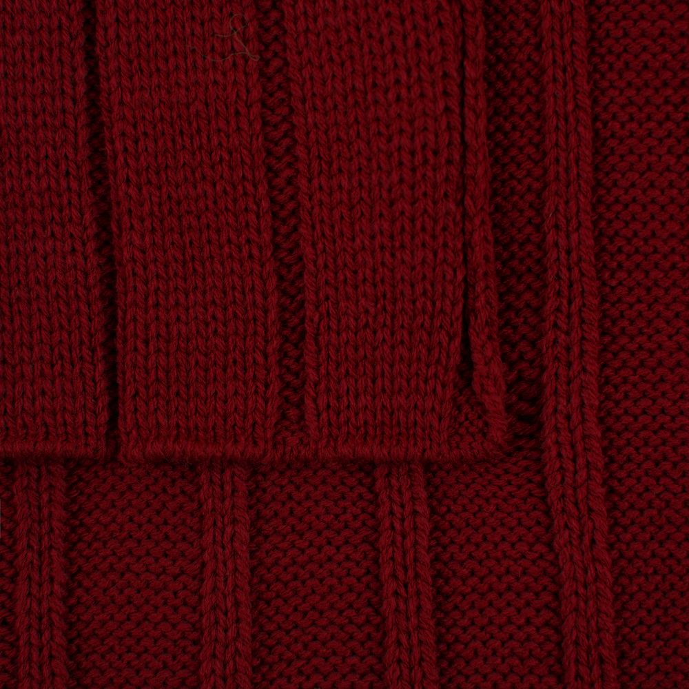 Плед Tressa, темно-красный